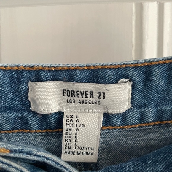 Forever 21 Mini Jean Skirt - Picture 3 of 3